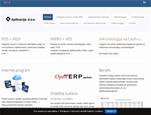 Tablet Screenshot of aplikacija.com